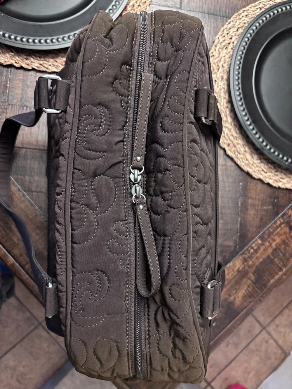 VERA BRADLEY Bowler Weekener Bag Tote😍